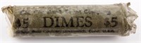 Coin  1954-D Roll Roosevelt Dimes B.U.