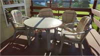 Patio set chairs and table