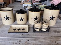 Star Pattern Canister Set