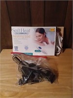 Soft Heat Heating Pad and Hair Clippers