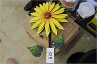 sunflower metal yard decor