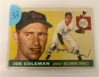 1955 Topps Joe Cleman #162