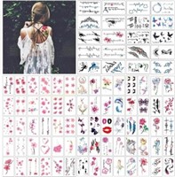 90 Sheets Watercolor Temp. Animal Tattoos