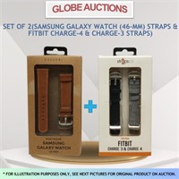 SET OF 2 (SAMSUNG GALAXY & FITBIT WATCH STRAPS)