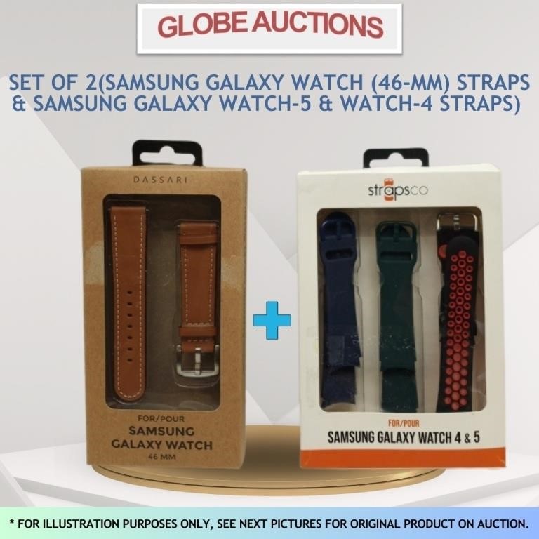 SET OF 2 (SAMSUNG GALAXY WATCH STRAPS)