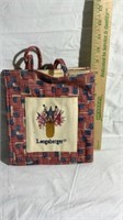 Longaberger homestead small tote bag