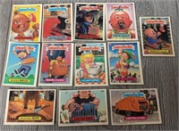 (12) Original 86-87 Garbage Pail Kids Cards