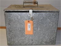 Galvanized metal box 18"x14 !/2"  13" high
