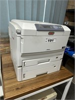 OKI C810 Computer Printer & Intimus Paper Shredder