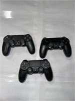 3-PLAYSTATION CONTROLLERS