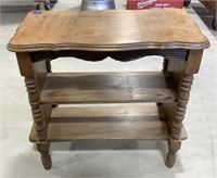 Wooden end table 14x26x24.5