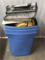 Blue Bin Filled With Tools P7A
