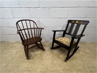 (2) Various Childs Rocking Chairs