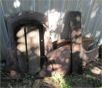 Various sheet metal for antique vehicles including