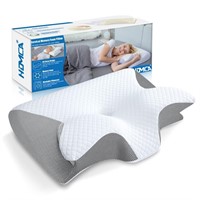 HOMCA Memory Foam Cervical Pillow, 2 in 1