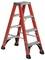 Ladder 4' Fiberglass Twin Step Ladder