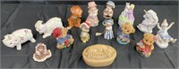 11+/- Vintage Figurines, 1 Music Box,