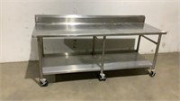 Rolling Stainless Steel Table-