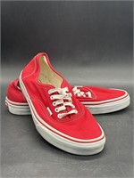 Vans Authentic Lo Pro Red Shoes (11)