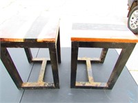 Two Small Unique Small End, Side Tables