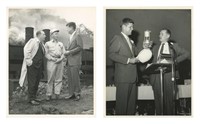 JOHN F. KENNEDY, Photos (2), in West Virginia