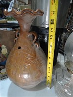 13" Tall Ceramic Vase