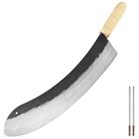 EROL Carbon Steel 50cm Clever Chef Knife, Kebap