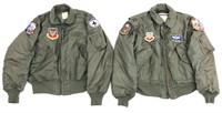 USAF CWU-36/P & CWU-45/P FLYER'S JACKETS LOT OF 2