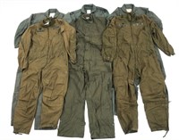 US ARMY & USAF FLIGHT SUIT AND COVERALL LOT OF 6