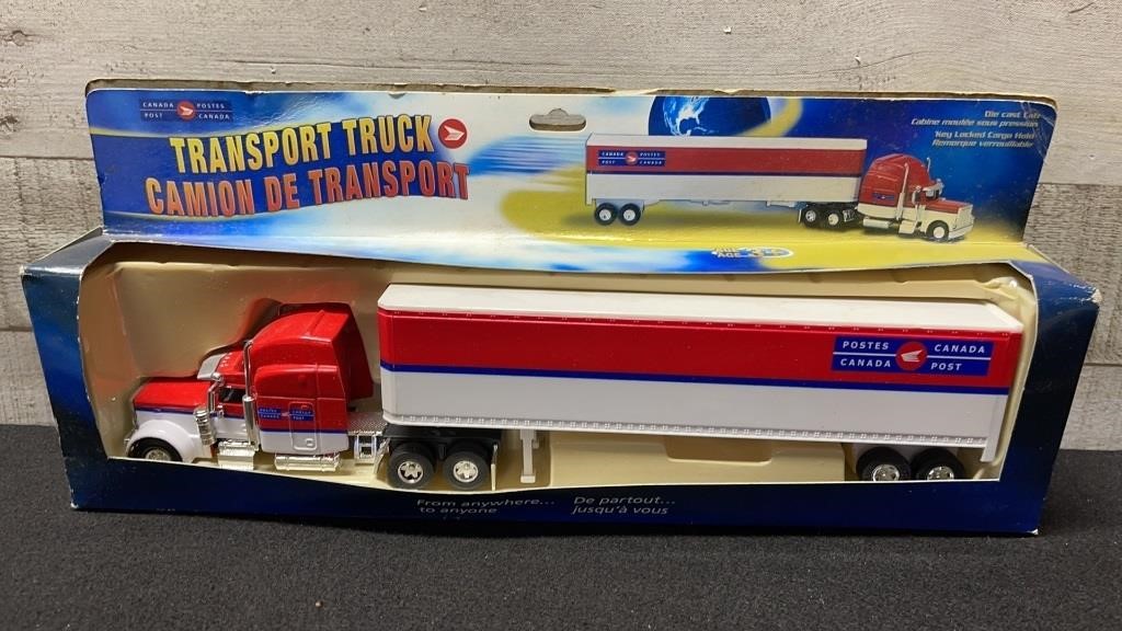 Canada Post Die Cast Transport Truck 12" In Origin