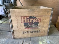 HIRES ROOT BEER CO WOOD CRATE LASALLE IL