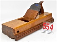 Unmarked early crown molding plane, 5" wide