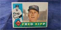 (5) 1960 Topps Baseball Cards (#'s 202, 321, 509,
