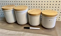 WHITE CANISTER SET