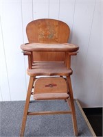 Antique Duane and Dalton high chair