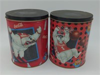 (2) Coca-Cola Tins 6" x 7.5"