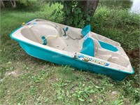 Sun Dolphin Sun Slider Pedal Boat with Canopy