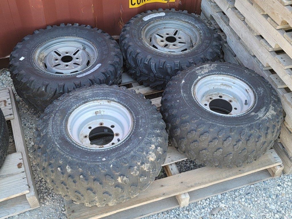 (4) ATV Tires & Rims