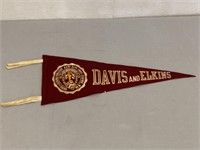 1904 Davis & Elkins College Banner 22.5"x8.5”