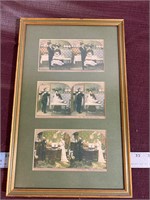 Stereoscope framed cards