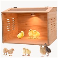 Brooder Box for Chicks,3-8 Chicken Brooder Heater,