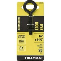 Hillman Black Coated Durasteel Eye Bolt