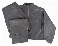 1950's Harley-Davidson Black Rain Jacket & Pants