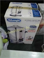 Coffee urn with original box by delonghi