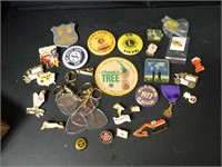 Iowa Lions Club Pins/Key Chians- Various Years
