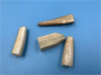 4 Ivory pen holders                (I 99)