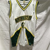 NORTHWESTERN Men's # 41 Basketball Jersey Size L