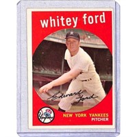 1959 Topps Whitey Ford Nice Condition