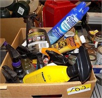 BOX LOT OF CAR CARE PRODUCTS