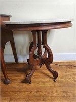 Victorian Marble Top Parlor Table